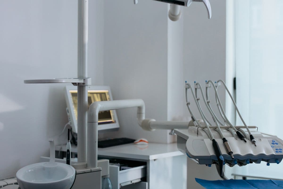 State-of-the-art dental operating suite with precision instruments